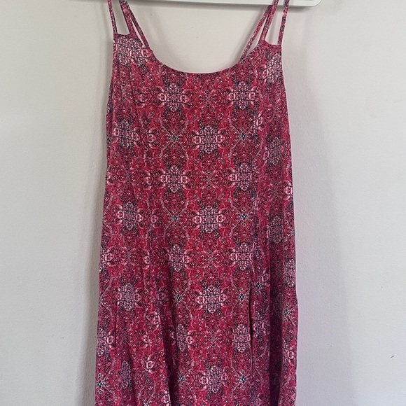 Hollister Pink Patterned Dress 310 - Picture 1 of 10